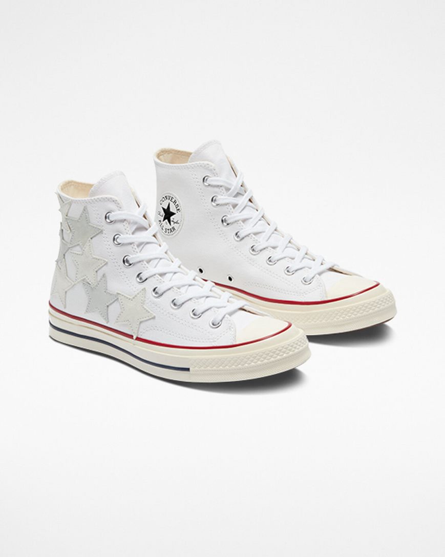 Tenisky Vysoke Converse Chuck 70 Star Patchwork Panske Biele Viacfarebný | SK GRSCB3